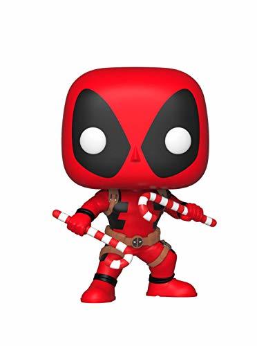 Games Funko Pop Marvel Figura de Vinilo Deadpool w/Bastones de Caramelo, Multicolor, Standard