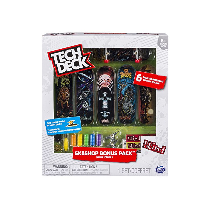 Producto Tech Deck Skate Shop con 6 Patinetes