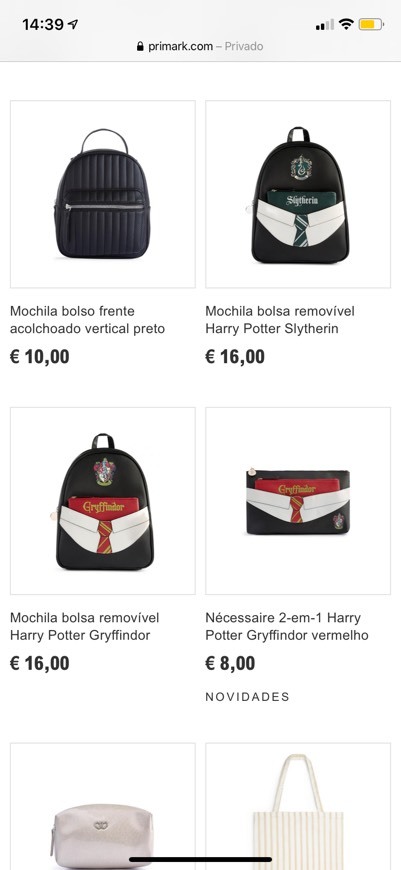 Moda Primark bags