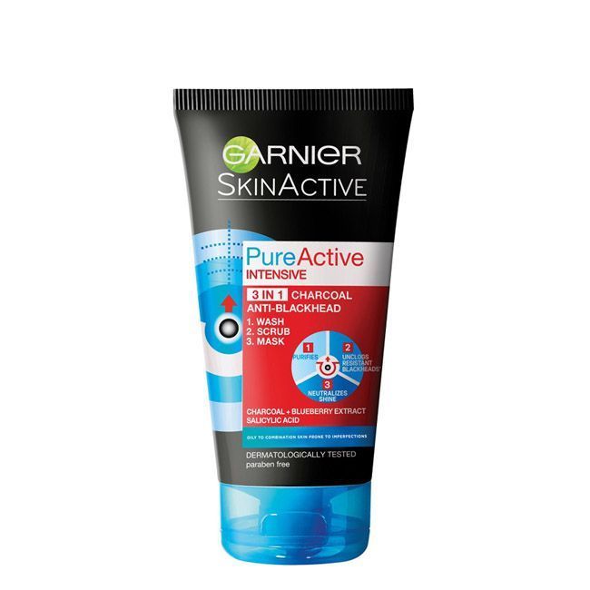 Moda Pure Active Intensive Máscara 3 em 1 Carvão