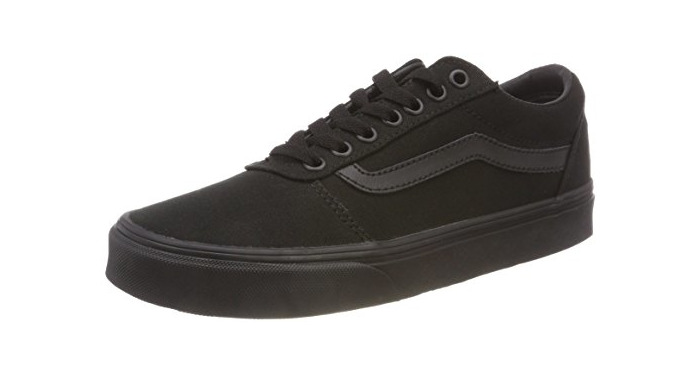 Fashion Vans Ward Canvas, Zapatillas para Hombre Negro