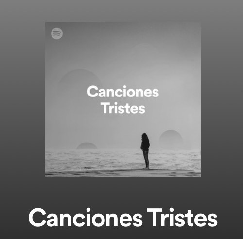 Canción Canciones Tristes