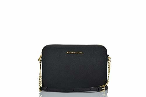 Social Michael Kors Jet Set Grande East West Crossbody Black Saffiano