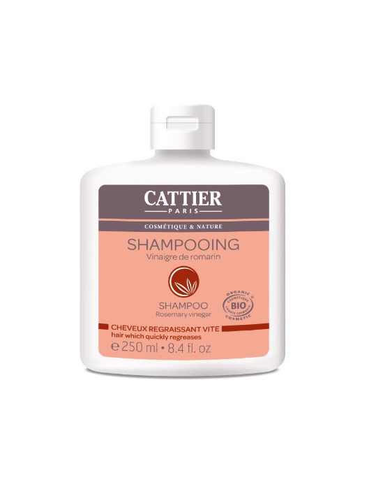 Beauty Cattier - Champú Cabello graso con vinagre de romero