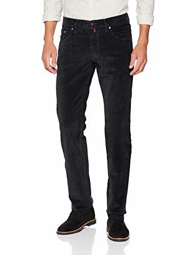 Pierre Cardin Deauville Fit Classic Cord Pantalones, Azul
