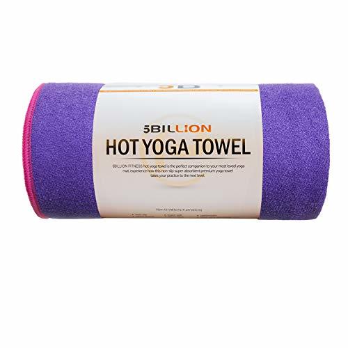 Places 5BILLION Microfibra Toalla de Yoga - 183cm x 61cm - Hot Toalla