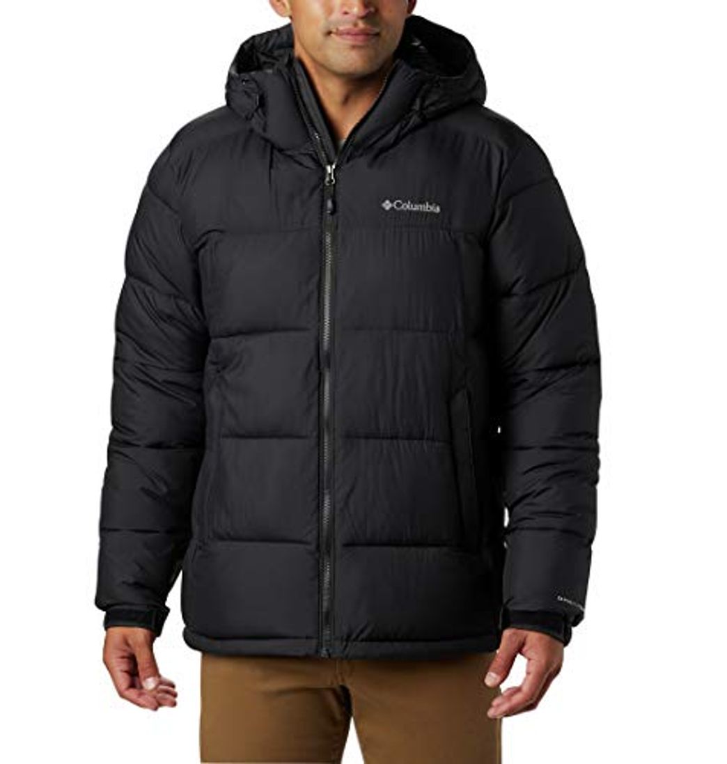 Fitness Columbia Pike Lake Chaqueta De Plumón con Capucha, Hombre, Negro