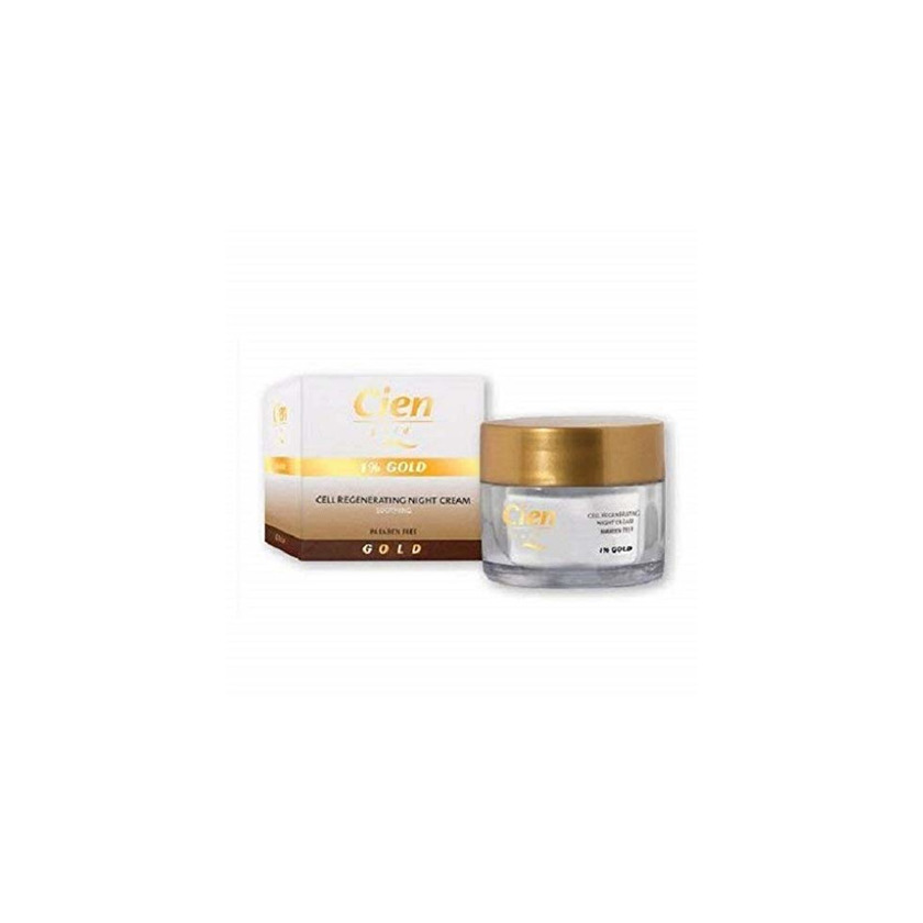 Beauty Crema Cien Gold Regeneradora Celular Noche 1% de Oro