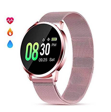 Fashion Smartwatch Rosa Impermeavel 