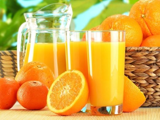 Sumo natural de laranja 