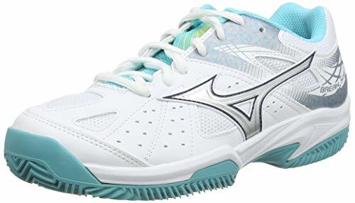 Mizuno Break Shot 2 CC, Zapatillas de Tenis para Mujer, Blanco