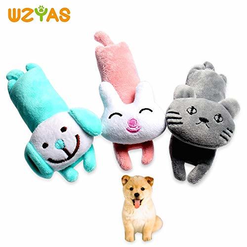 HYPOX 16cm Cartoon Dog Toy Soft Brinquedo Interativo para Cachorro Toy for