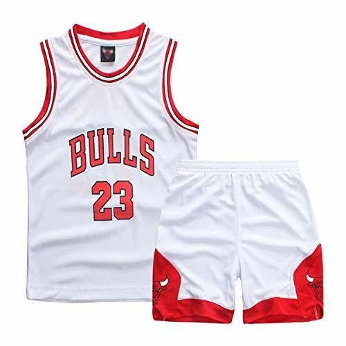 Herren NBA Michael Jordan # 23 Chicago Bulls Baloncesto Trikot Retro Gimnasio