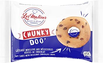 Lugar Les Malices - Chunky Doo Chocolate Chip Donuts, paquete de 50