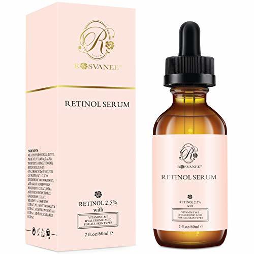 Beauty ROSVANEE Serum Retinol para Cara 60ml - Alta Dosis con 2.5% Retinol