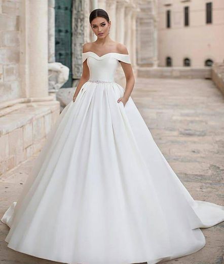 Vestido de noiva branco simples😍👰