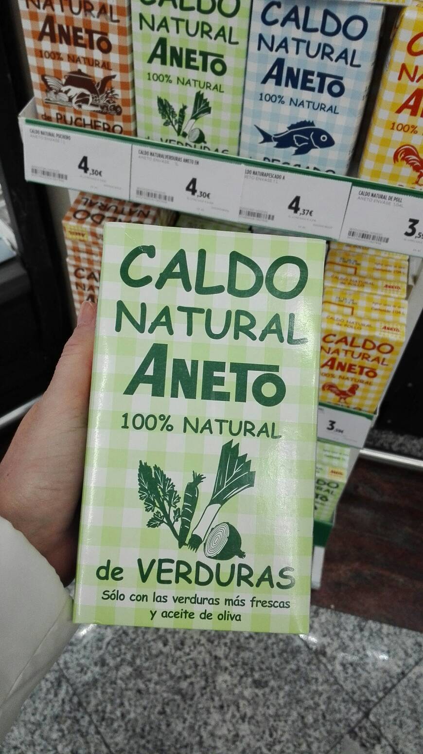 Producto El mejor caldo de verduras