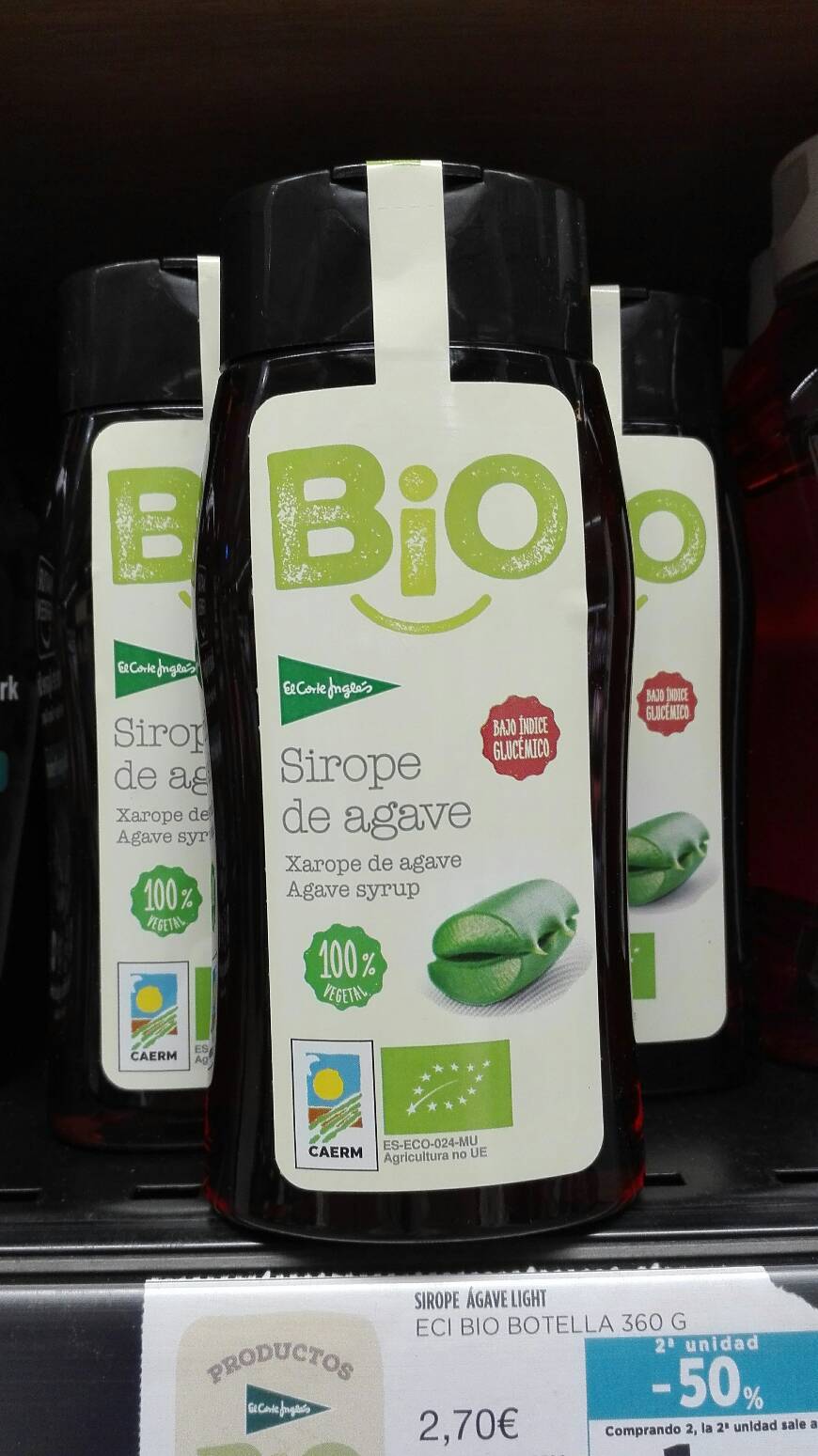 Productos Sirope de Agave