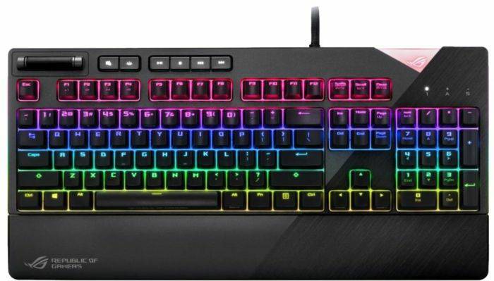 Product Teclado Mecânico Asus ROG Strix Flare PT Cherry MX Black

