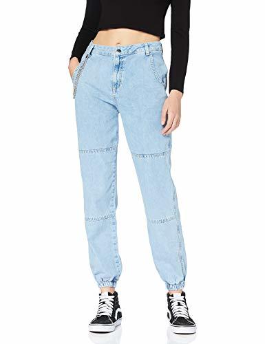 Place New Look Chain Denim Mujer, Azul