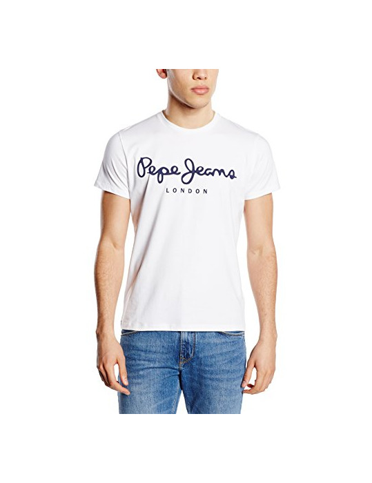 Pepe Jeans Original Stretch PM501594 Camiseta, Blanco