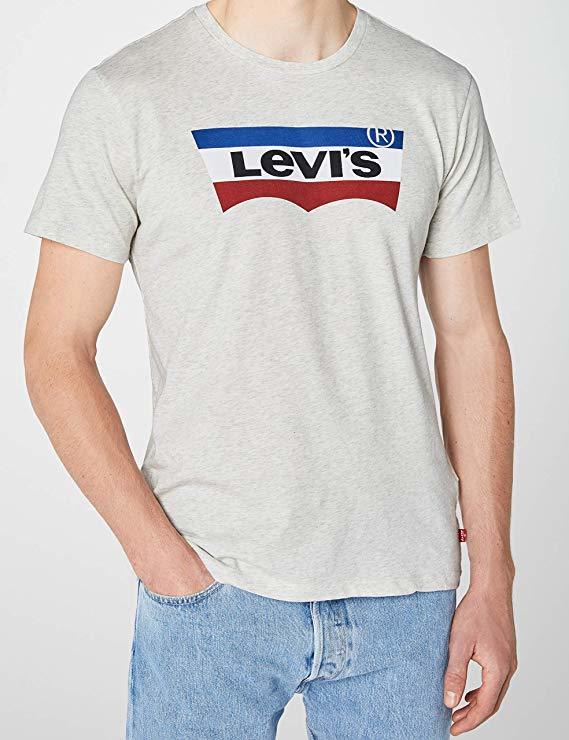 Levi's Batwing Number 3 Camiseta, Gris