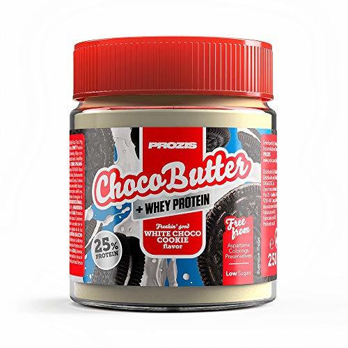 Prozis Whey Choco Butter 250g Galleta Choco Blanca