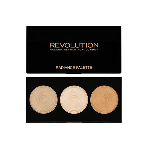 Makeup Revolution Highlighting Powder Palette Radiance Paleta rozświetlaczy do twarzy 15g