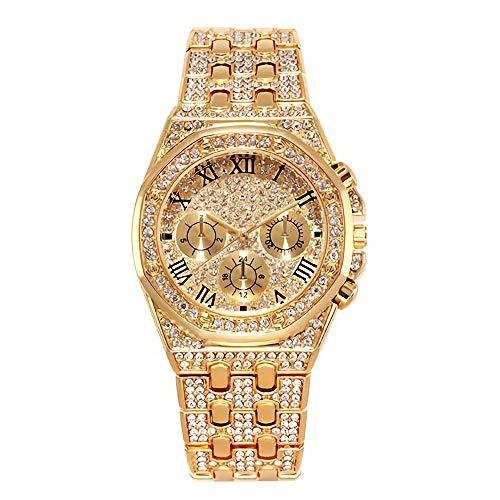 Product Reloj de Oro para Hombre con Reloj de Diamante para Hombre Relojes