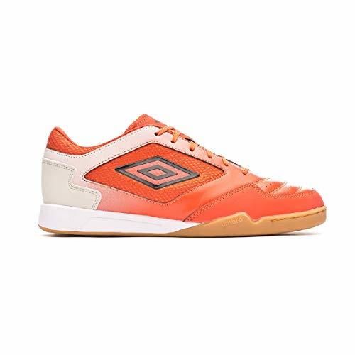 Umbro Chaleira II Liga, Zapatilla de fútbol Sala, Tangerine Tango-Black-White, Talla 10