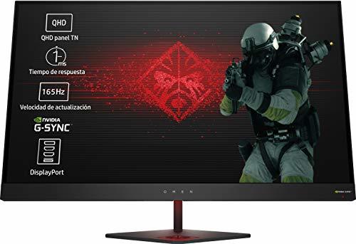 Electrónica HP OMEN 27 - Monitor gaming de 27 pulgadas G-sync