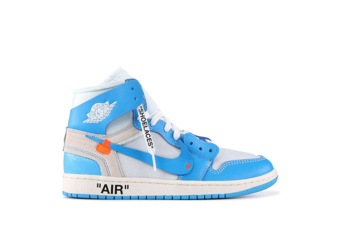 Moda Jordan 1 Retro High UNC 'Off White'