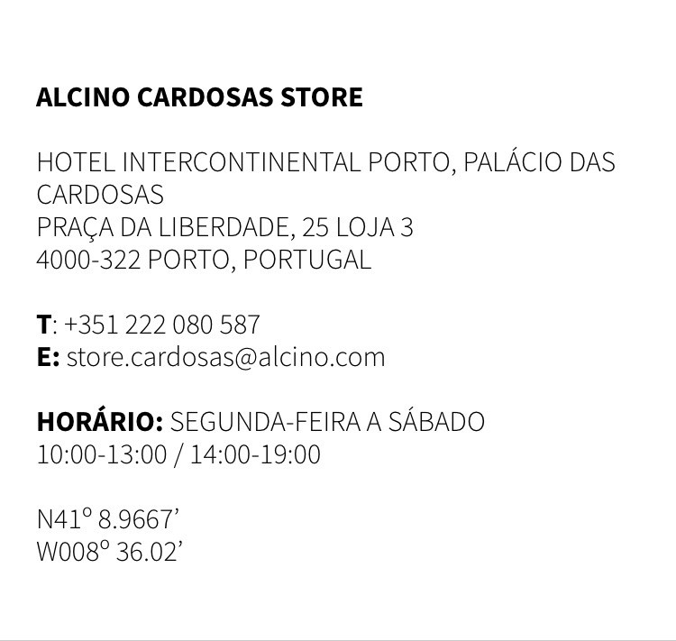 Moda ALCINO CARDOSAS STORE