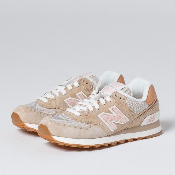 Fashion New balance 574 - beige/pink