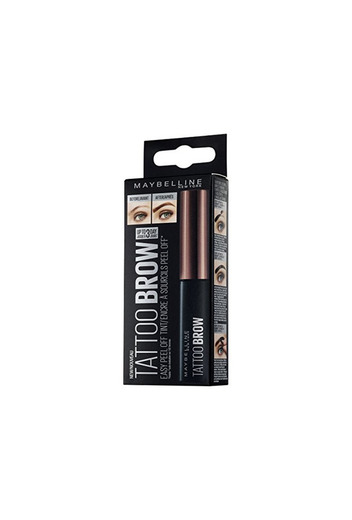 Maybelline New York Brow Tattoo Gel Tinte para Cejas Morenas, Marrón Oscuro