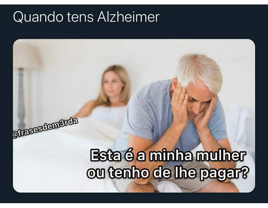 Moda Alzheimer 🤣