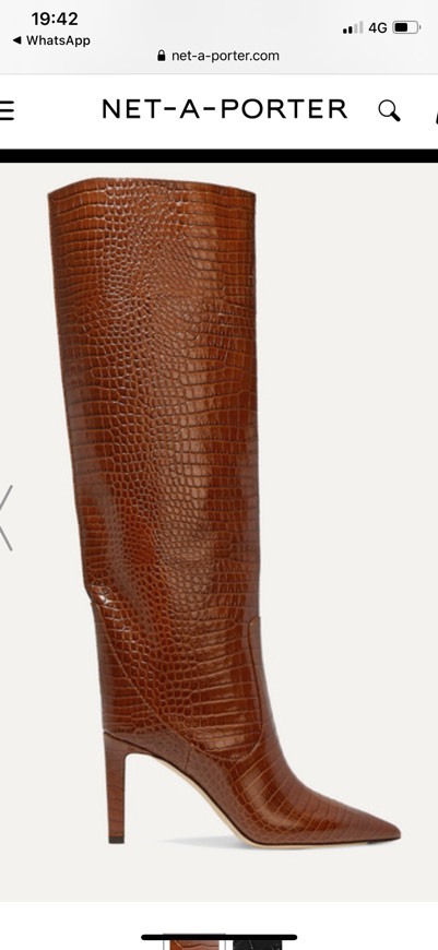 Botas piel marrón