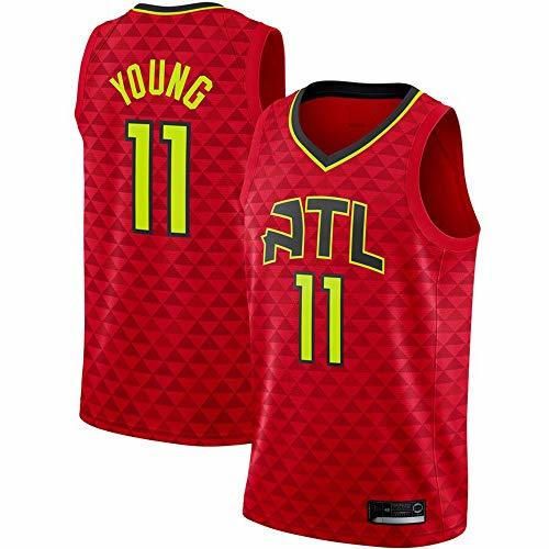 BXWA-Sports Jerseys de Baloncesto NBA Atlanta Hawks # 11 Trae Young Unisex