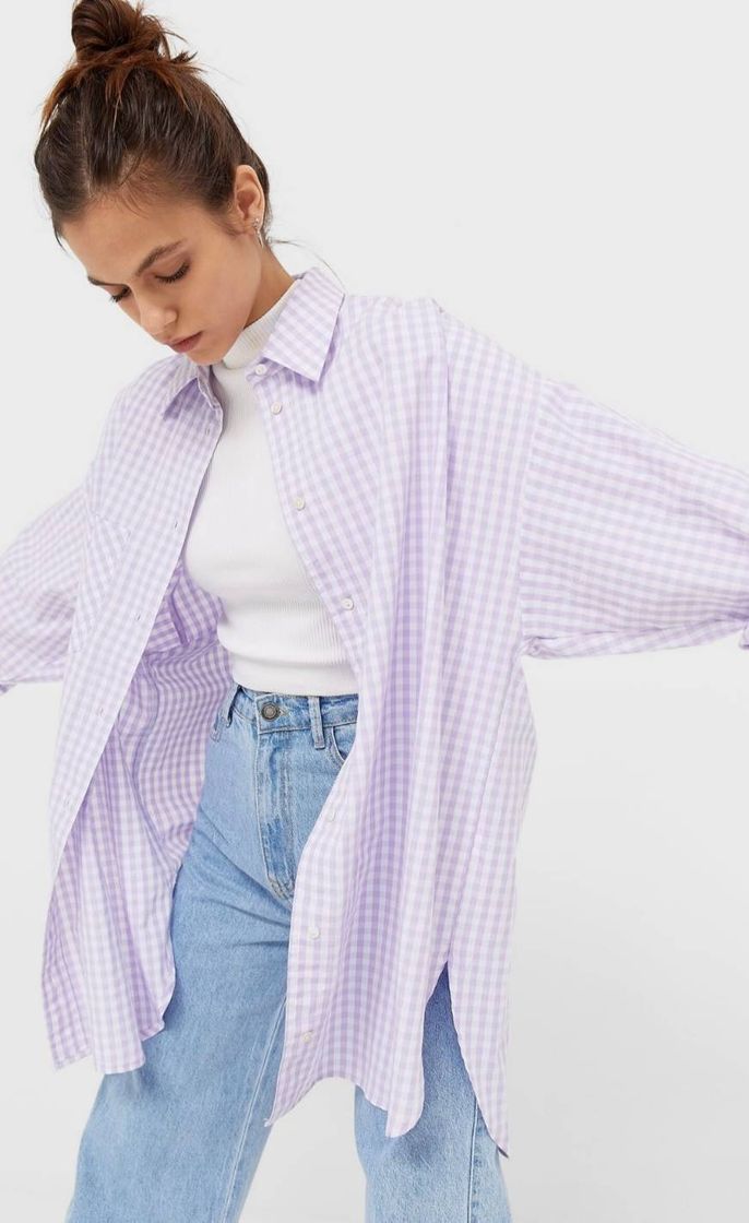 Fashion Camisa oversize de popelina 