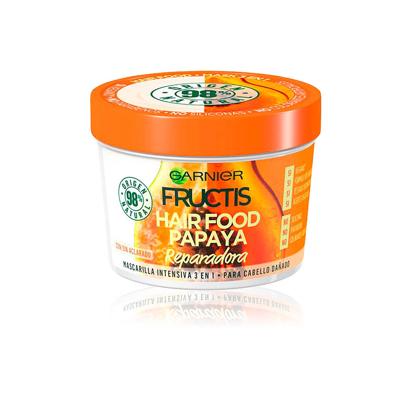 Beauty Garnier Fructis Hair Food Papaya Mascarilla Eeparadora