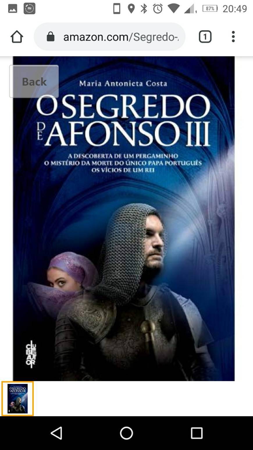 Libro O Segredo de Afonso III