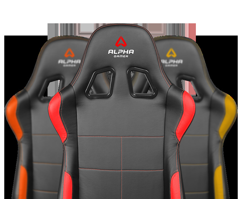 Moda Alpha Gamer Cadeira Vega (Preto/Vermelho)

