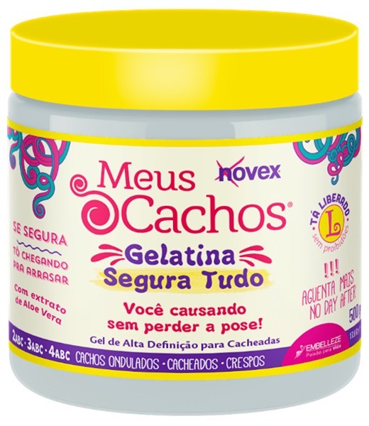 Moda Novex Meus Cachos Gelatina Segura Tudo. Super recomendo👌🏼