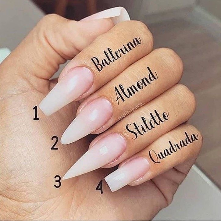 Moda Tipos de unhas 