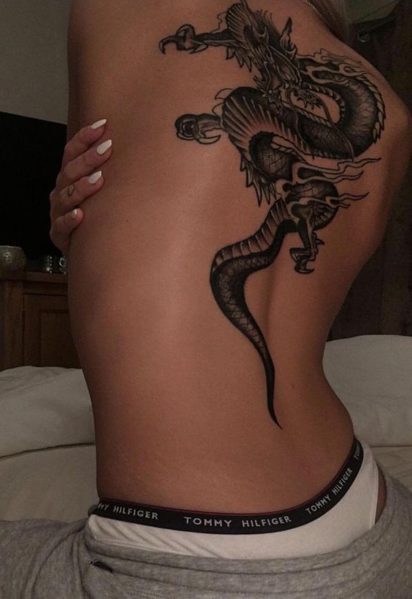 Fashion Dragon tattoo