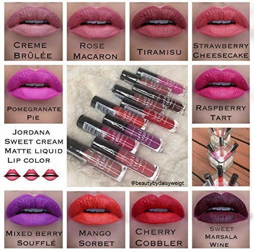 JORDANA SWEET CREAM MATTE LIQUID 02 STRAWBERRY CHEESECAKE