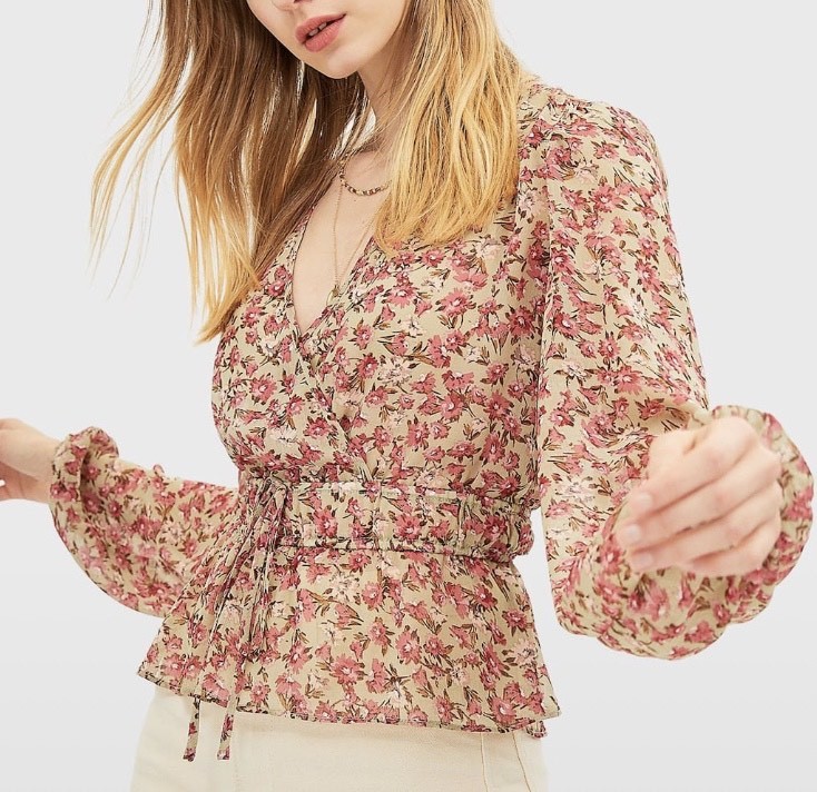 Fashion Blusa Estampada Stradivarius 