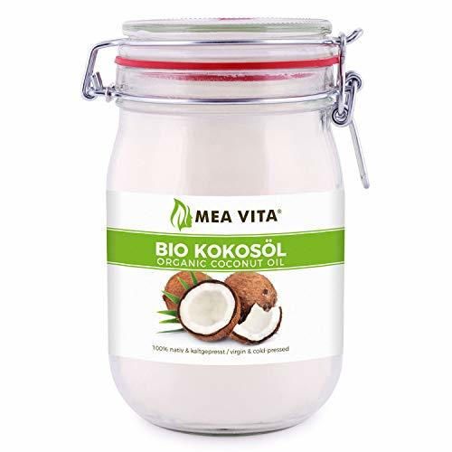 Meavita Aceite De Coco Orgánico Meavita, Virgen Y Prensado En Frío, 1