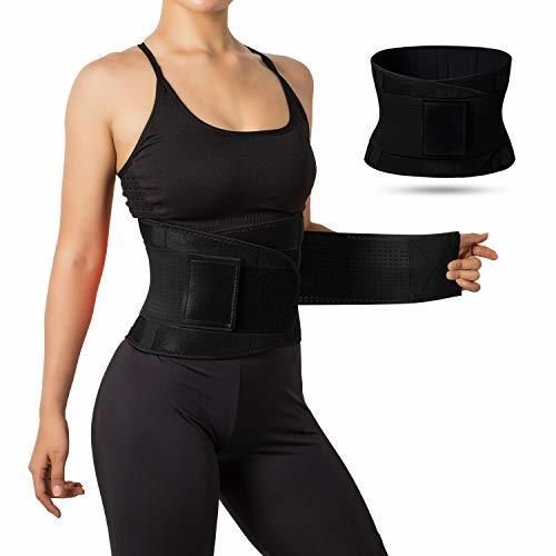 Jueachy Cinturón de Cintura para Mujeres, Cinturón Transpirable Cintura Cuello Trimmer Faja