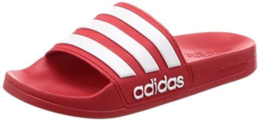 Adidas Adilette Shower Chanclas Hombre, Rojo